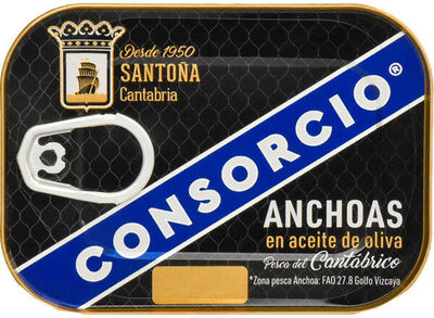 Anchoas del cantábrico en aceite de oliva