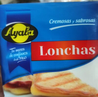 Queso en lonchas front packaging