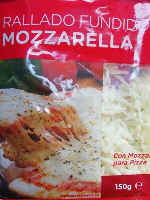 Rallado fundido mozzarella
