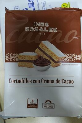 Cortadillos con crema de cacao front packaging