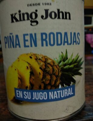 Piña en rodajas front packaging