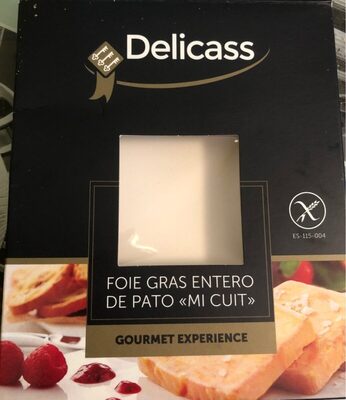 Foie gras de pato mi cuit