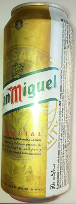 Cerveza front packaging