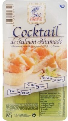 Cóctel de salmón ahumado front packaging