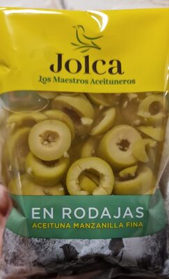 Aceituna manzanilla en rodajas front packaging