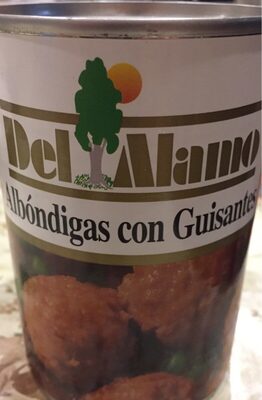 Albóndigas con guisantes