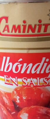 Albóndigas en salsa front packaging