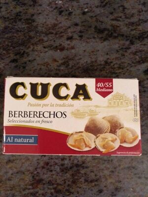 Berberechos al Natural 40/ 55 mediano 115 g
