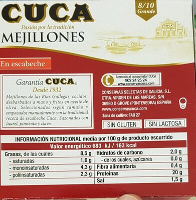 Mejillones en escabeche