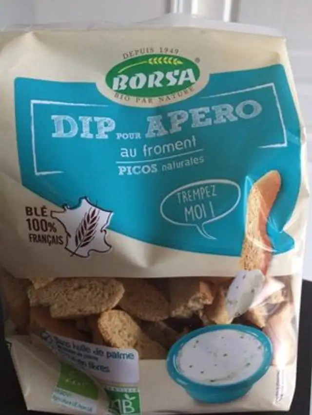 Dip pour apéro front packaging
