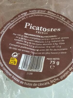 Picatostes Fritos