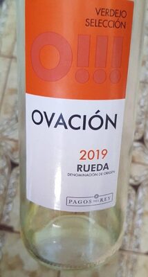 Ovación vino blanco front packaging