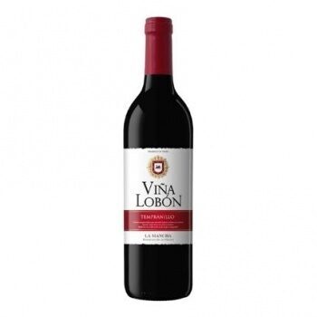 Vino d.o. Mancha viña lobon tinto