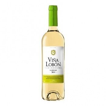 Vino tierra castilla viña lobon verdejo blanco