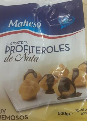 Los profiteroles de nata