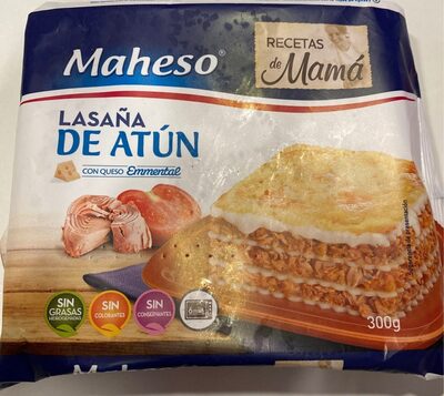 Lasaña de atún front packaging