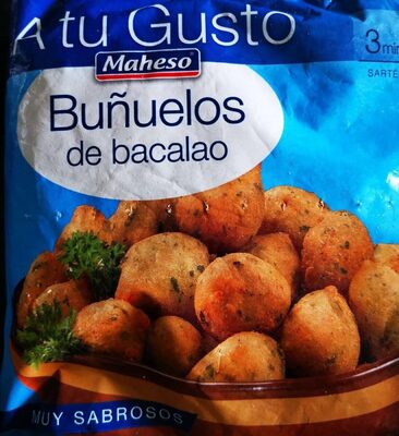 Buñuelos de Bacalao front packaging