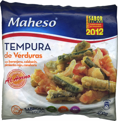 Tempura de verduras