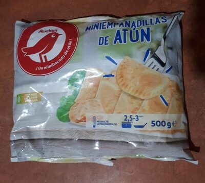 Mini empanadillas de atún front packaging