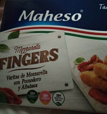 Mozzarella fingers front packaging