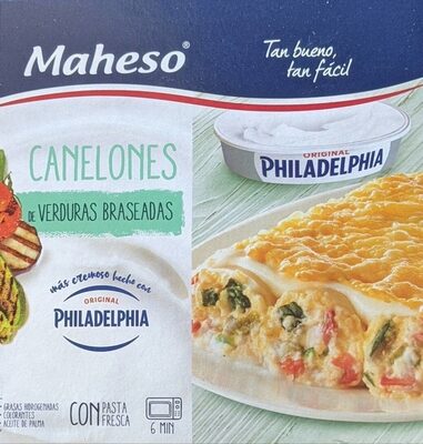 Canelones de verduras braseadas