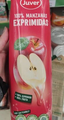 Zumo de manzana front packaging