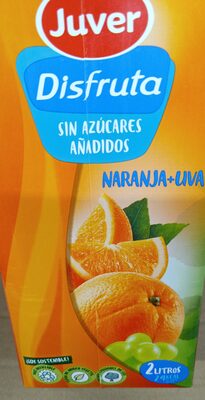 Zumo disfruta Naranja uva