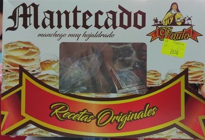 Mantecado front packaging