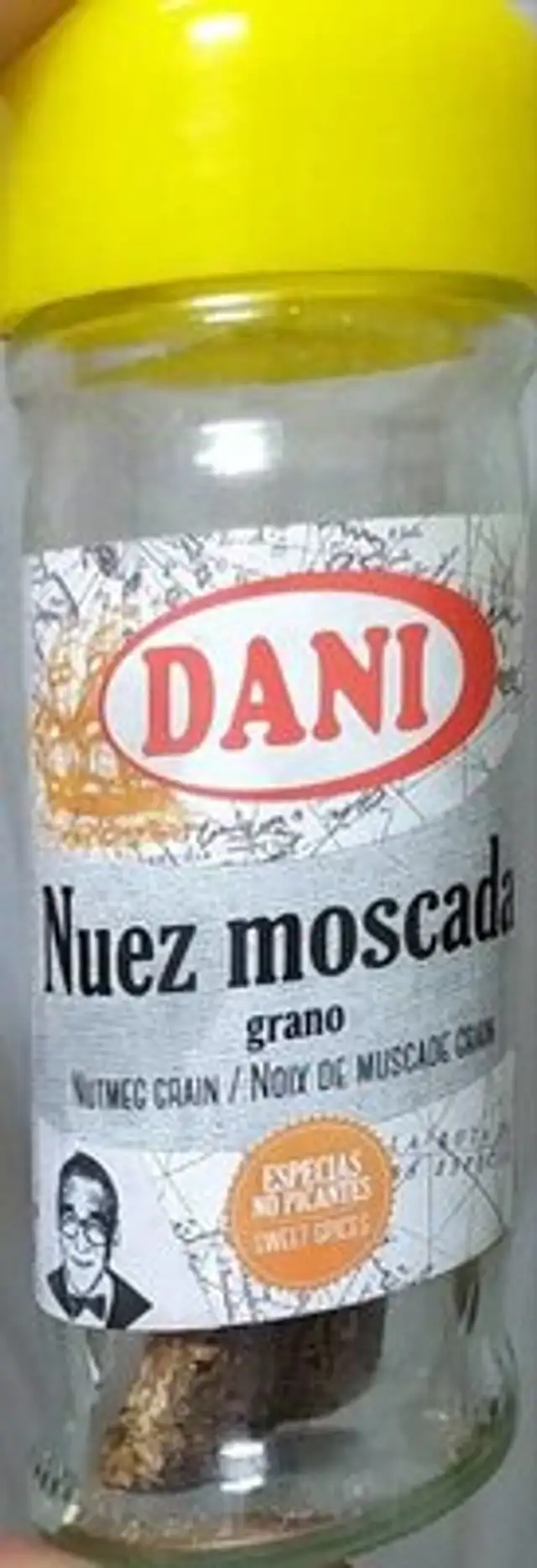 Nuez moscada grano front packaging