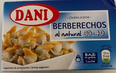 Berberechos al natural 30-40