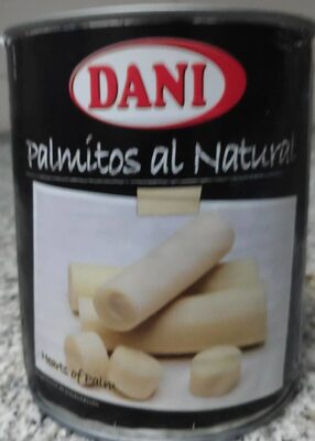 Palmitos al natural front packaging