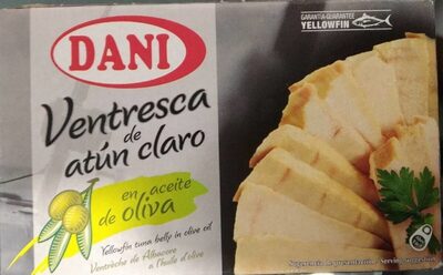Ventresca de atún en aceite de oliva front packaging