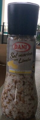 Sal marina con limón