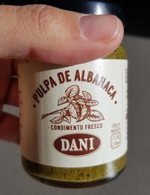 Pulpa de albahaca front packaging