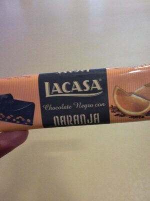 Chocolate negro con naranja
