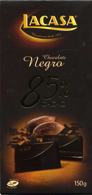 Chocolat noir 85% front packaging