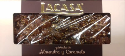 Guirlache de almendra y caramelo front packaging