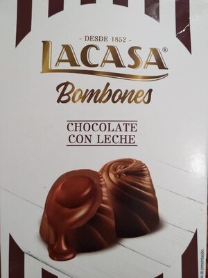 La casa Bombones chocolate con leche front packaging