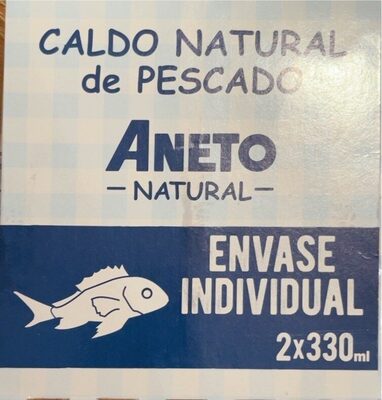 Caldo natural de pescado 330mlx2