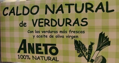 Caldo natural de verduras