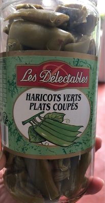 Haricots verts plats coupes