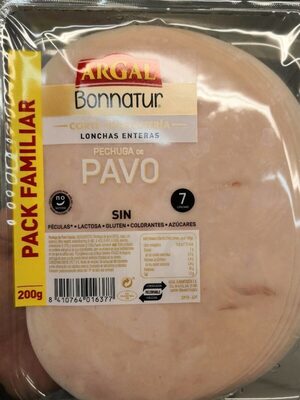 Pechuga de pavo front packaging