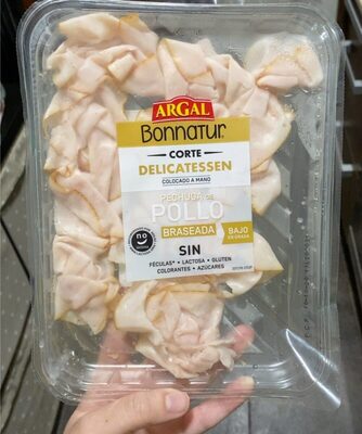 Pechuga de pollo braseada front packaging