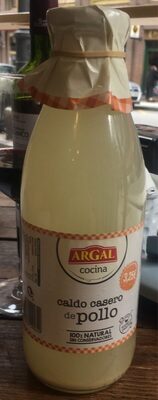 Caldo casero de pollo