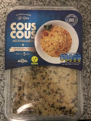 Cous cous mediterráneo front packaging