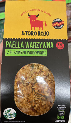 Paella warzywna z suszonymi warzywami
