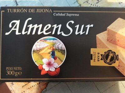 Turrón de Jijona front packaging