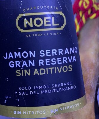 Jamón Serrano Gran Reserva front packaging