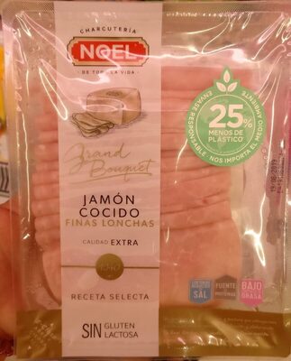 Jamón cocido front packaging