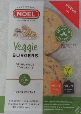BURGERS DE HUMMUS CON SETAS
